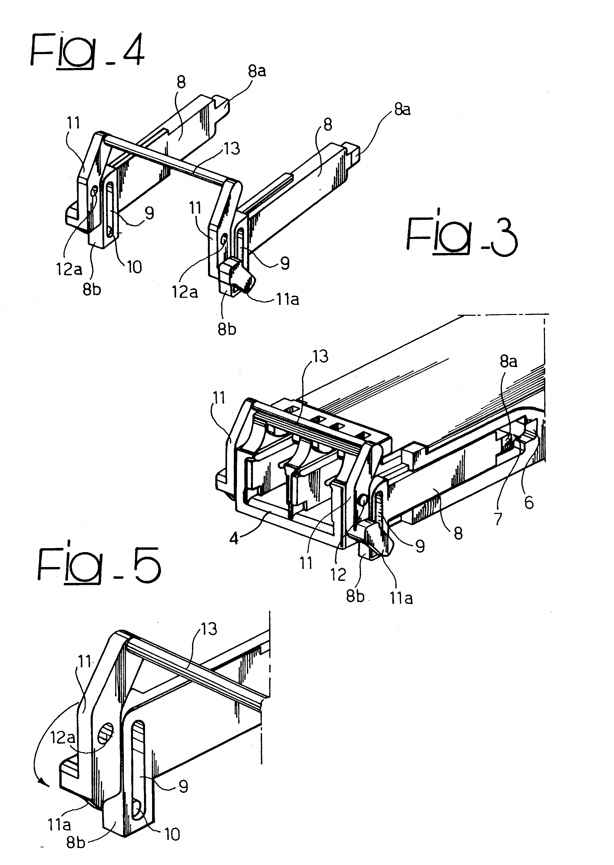 Mounting arrangement for plug-in modules