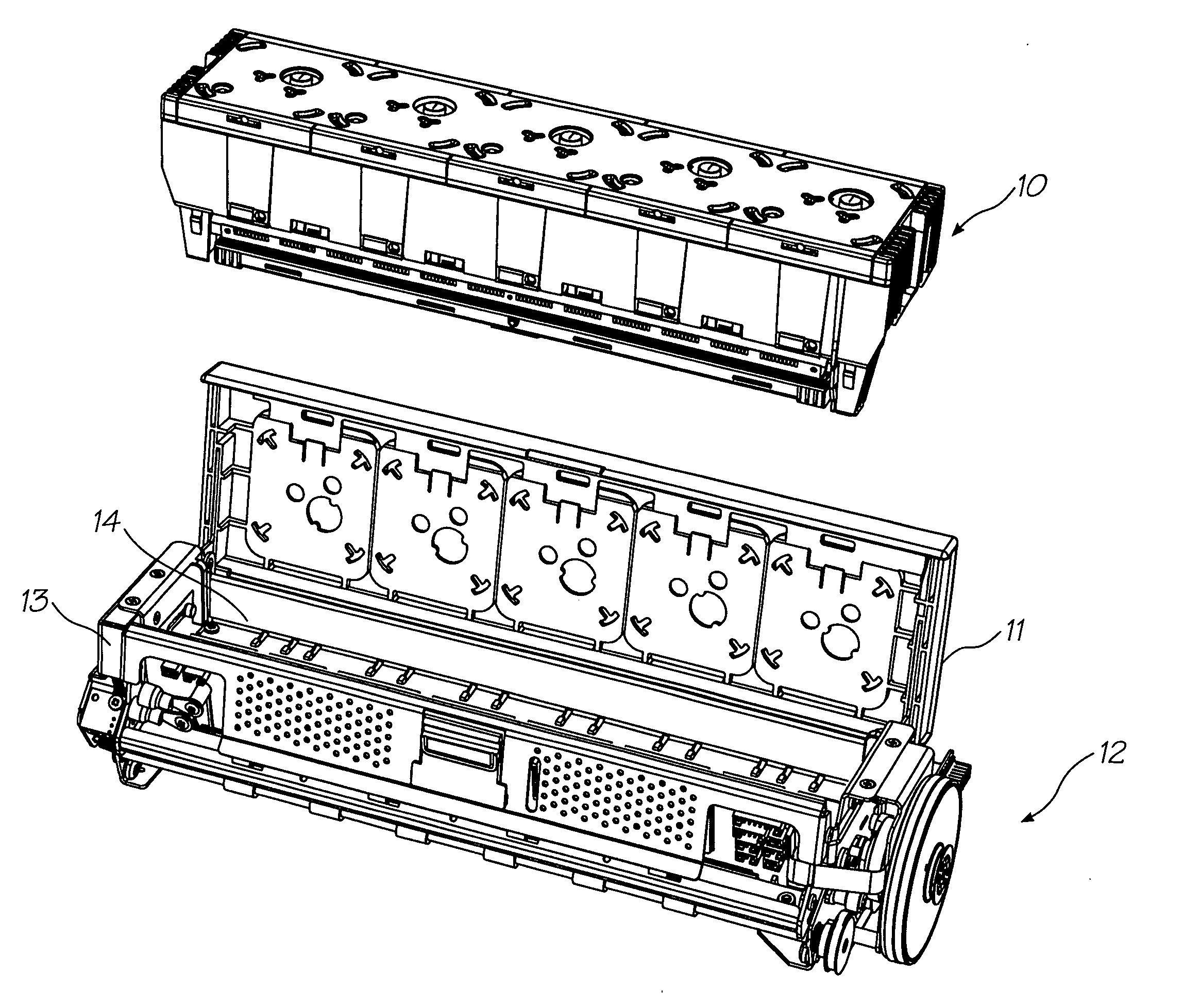 Ink cartridge with variable ink storage volume