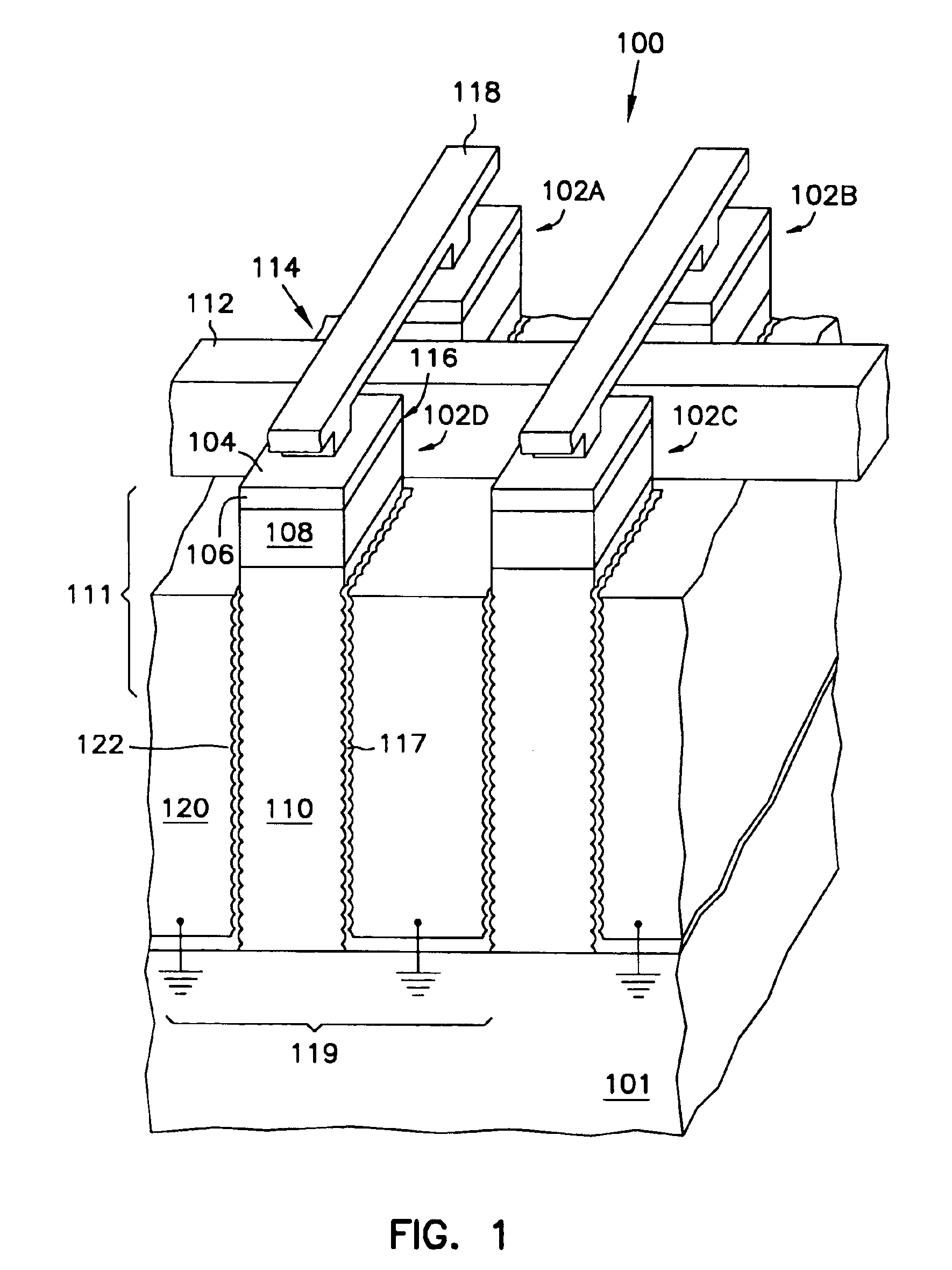 Method and structure for high capacitance memory cells