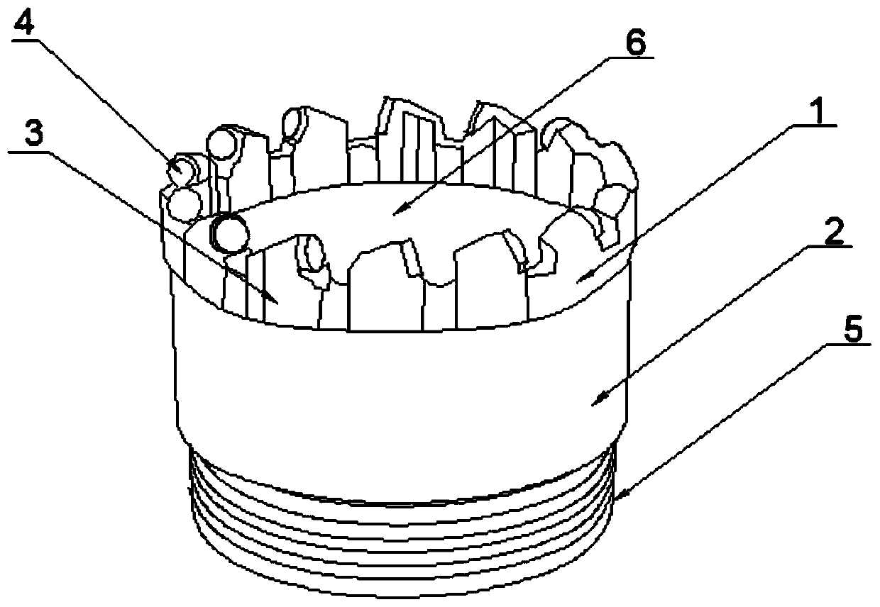 Improved diamond compact drill bit