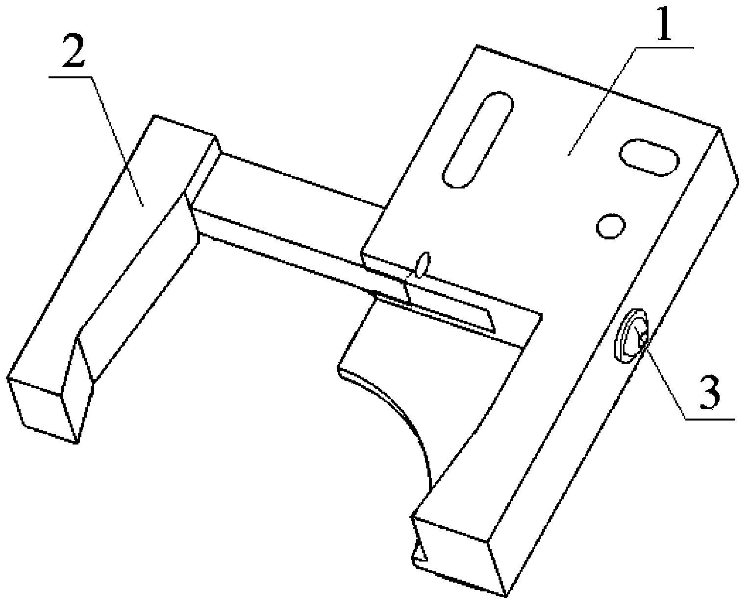Clamp for slow wire feeding machine tool