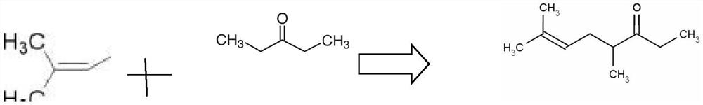 Synthesis method of dimethyl octenone
