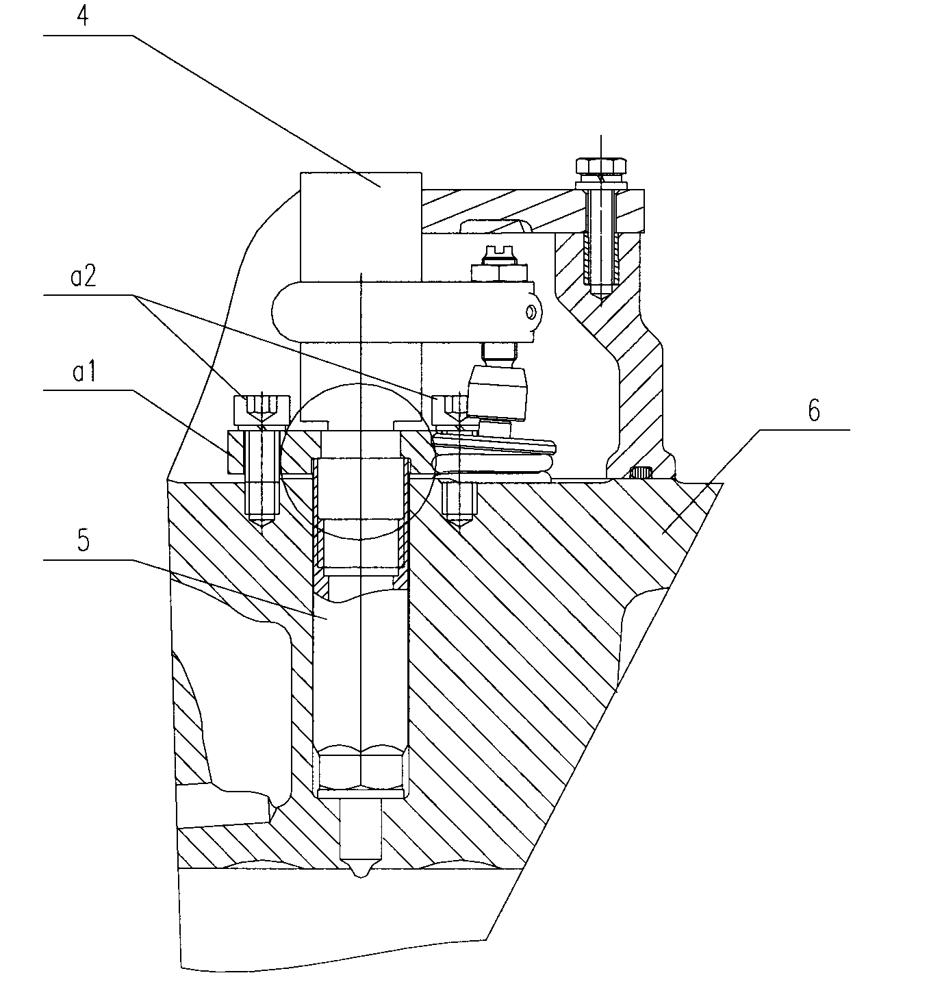 Oil sprayer compress tightly screw cap and fixing method thereof