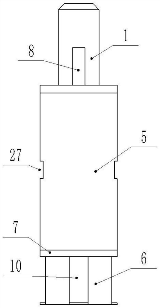 Method for drilling T-shaped hole in furniture manufacturing plate