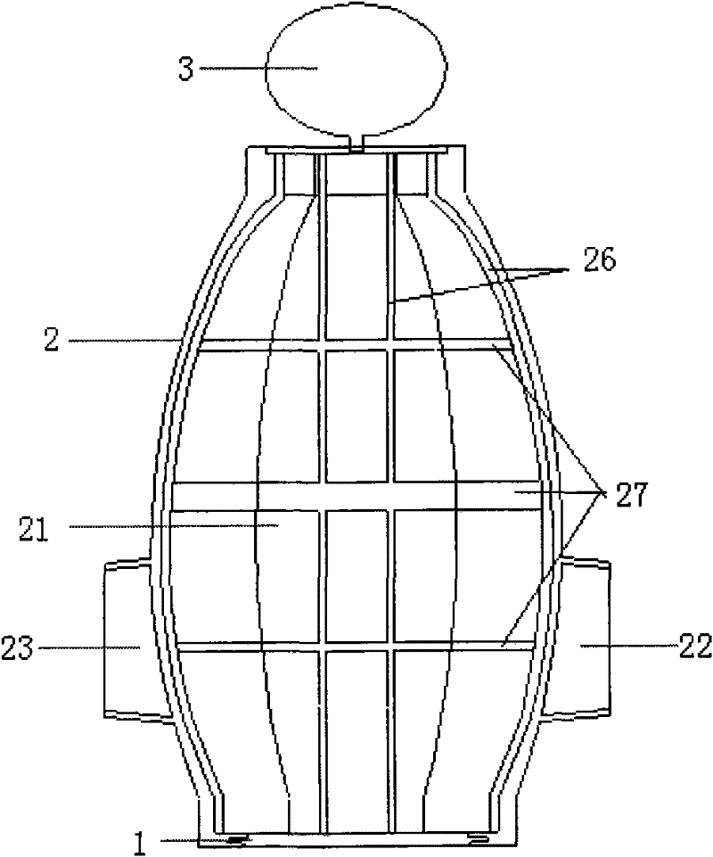 Spliced-type integrated inspection well