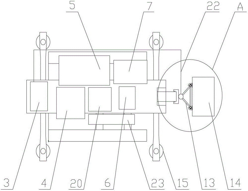 Hydraulic walking type percussion reverse circulation slot repairing machine
