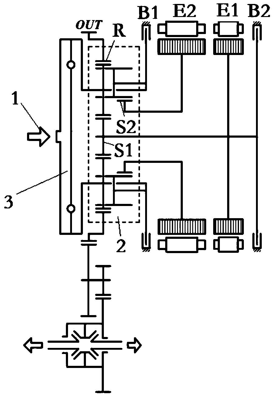 Method for controlling shutdown of auxiliary engine of clutchless hybrid electric vehicle brakes