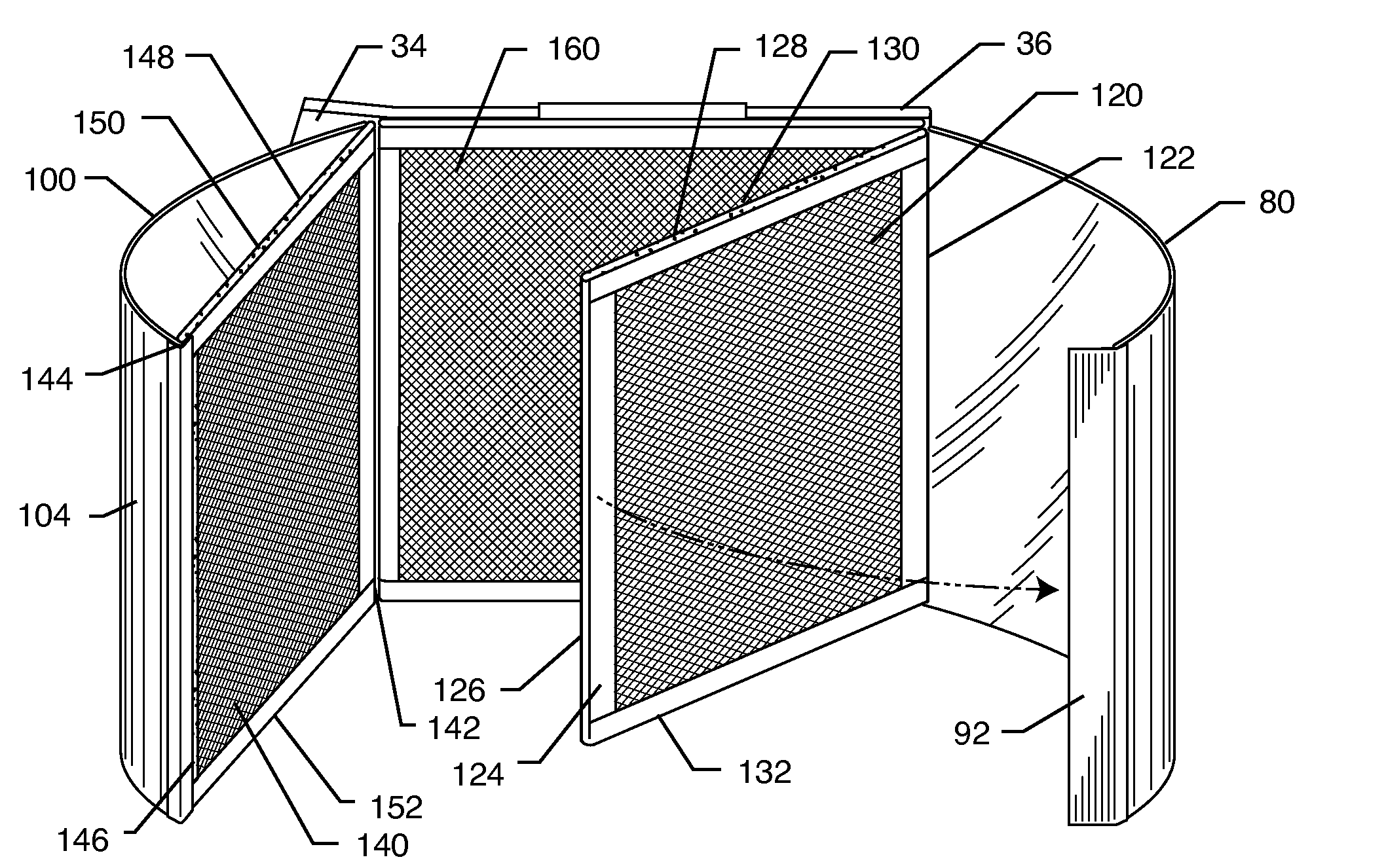 Portable photography studio and method of assembly
