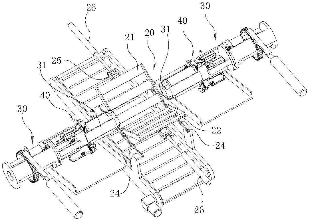 An apparatus for detaching winding