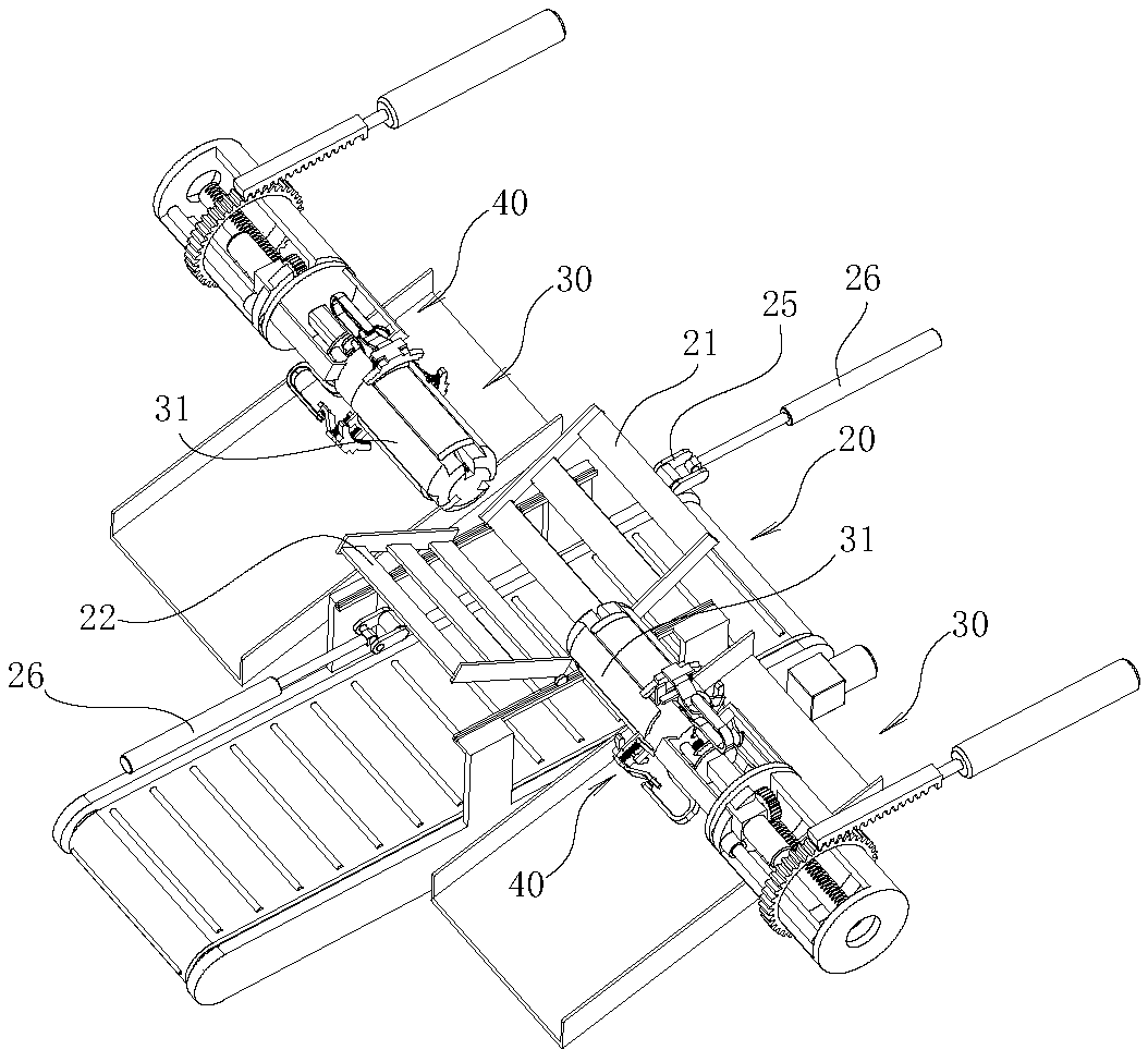 An apparatus for detaching winding