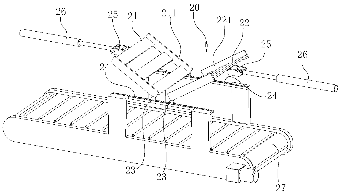 An apparatus for detaching winding