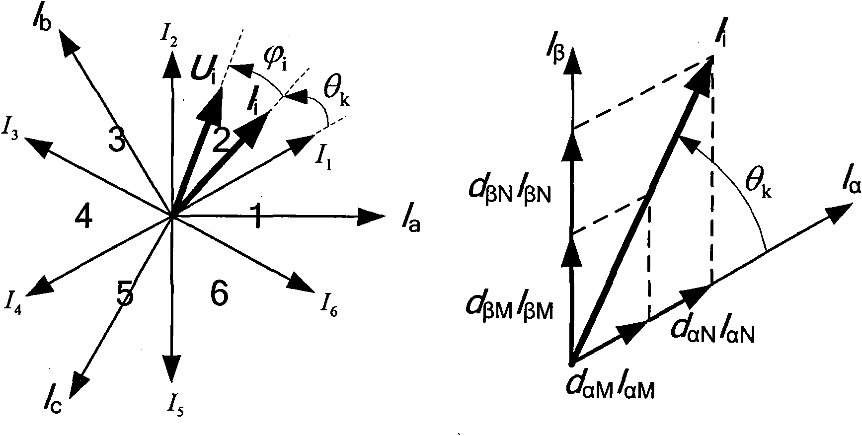 Space vector modulating method of three-phase matrix converter
