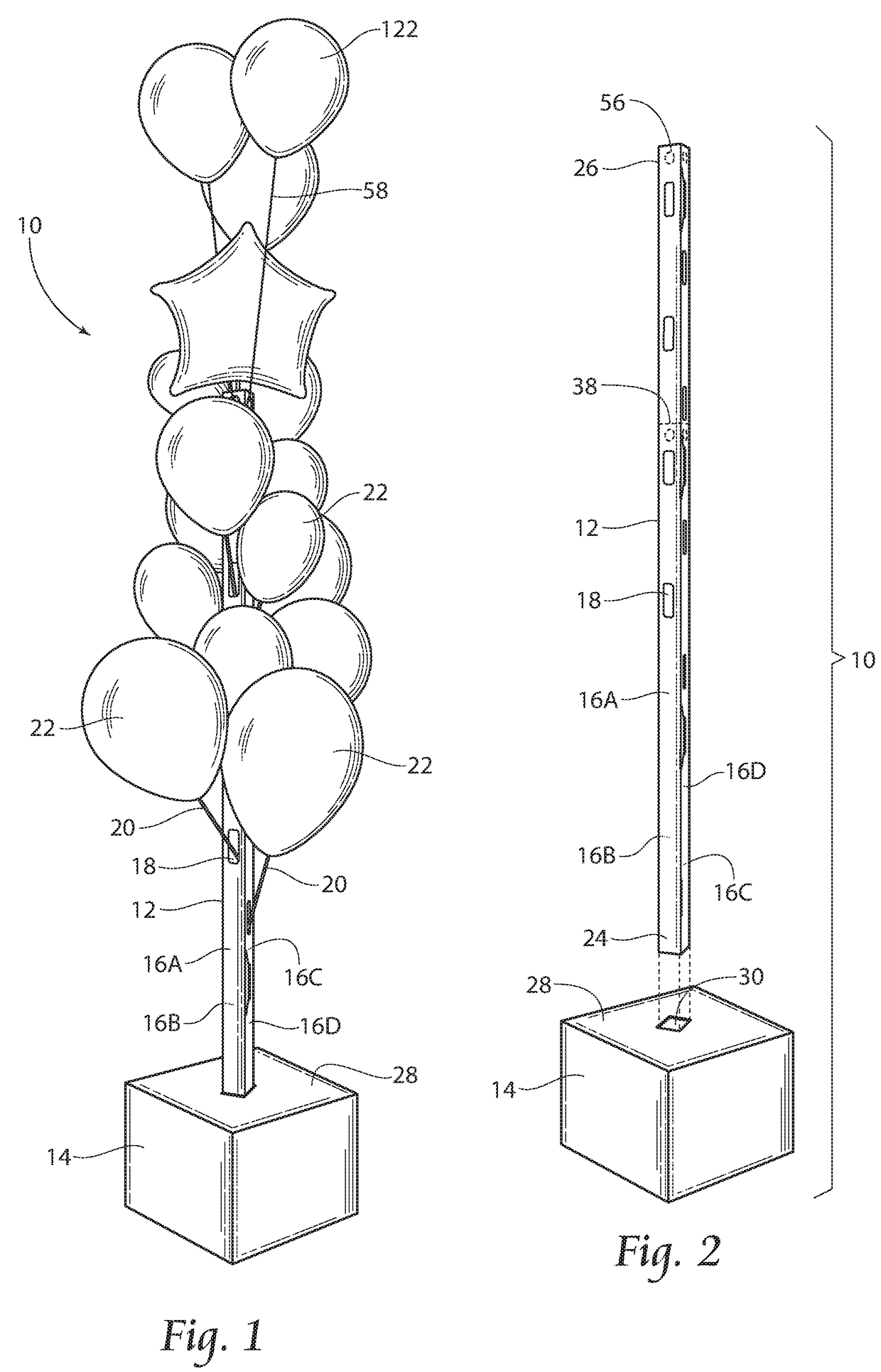Balloon display structure