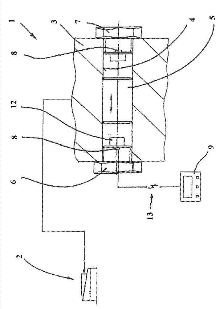 Lubricating device for supplying a tool with lubricant