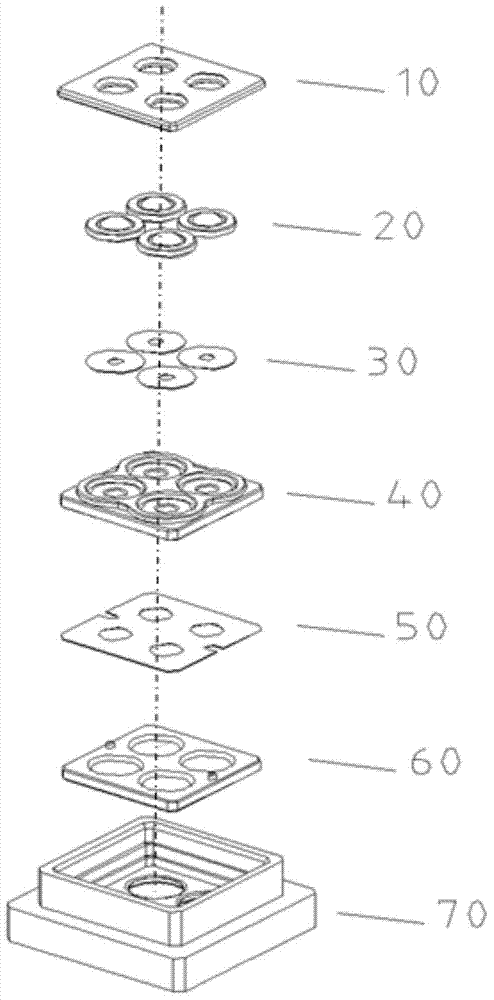 Assembly method for array-type lens