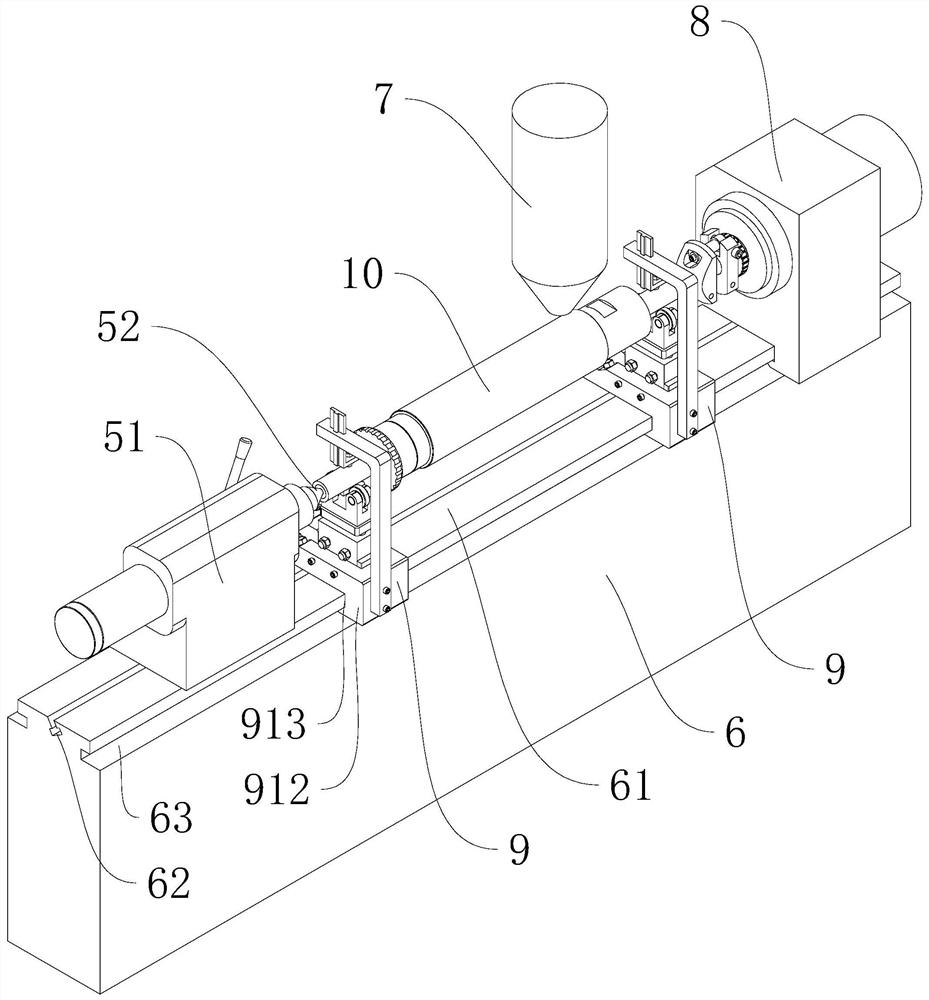 Indexing machining system for long-barrel-shaped workpiece