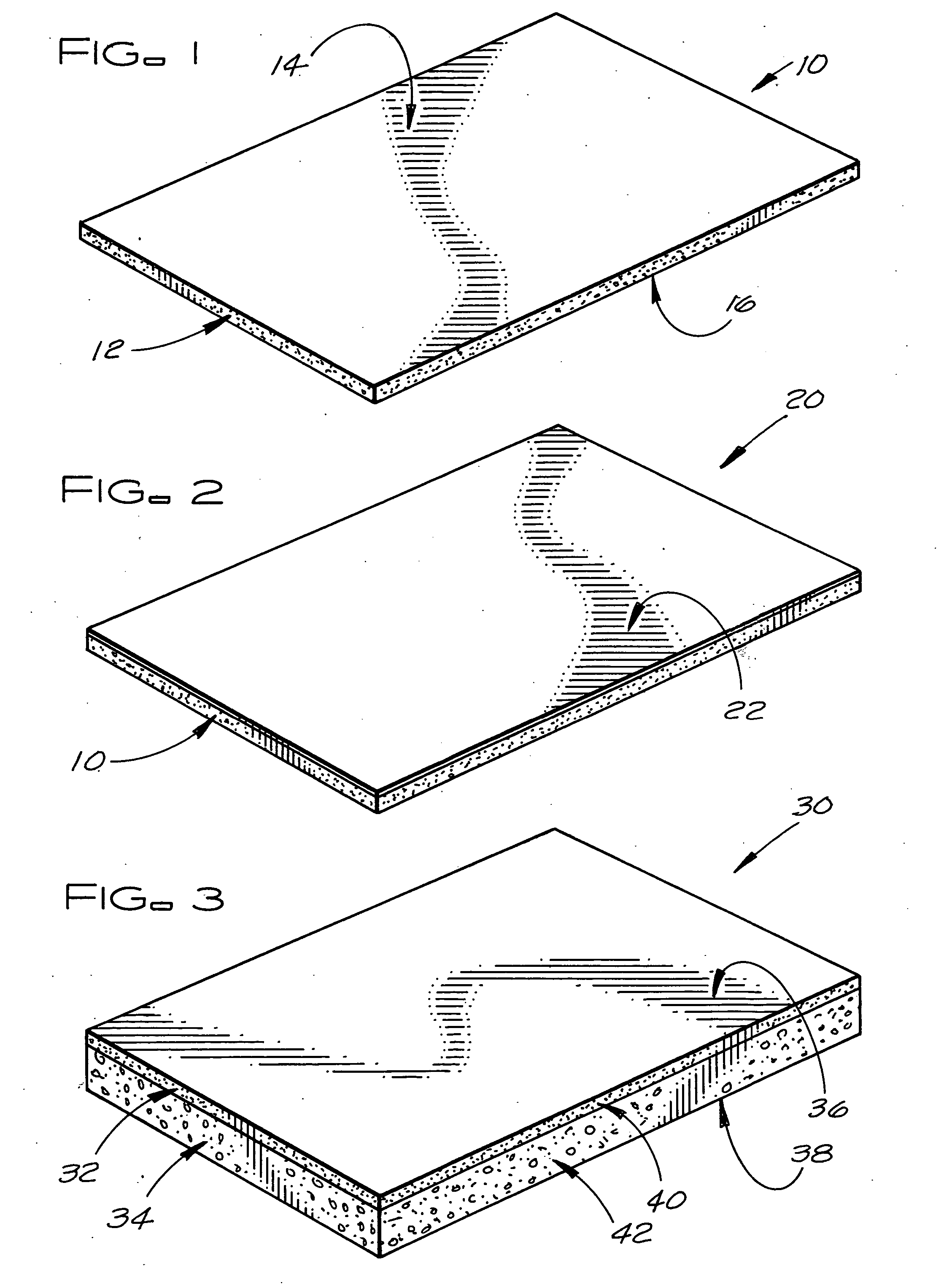 Roofing cover board, roofing panel composite, and method