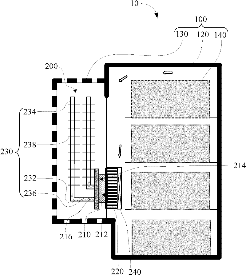 TEC (Thermoelectric Cooling Module) refrigerating device and electrical device using same