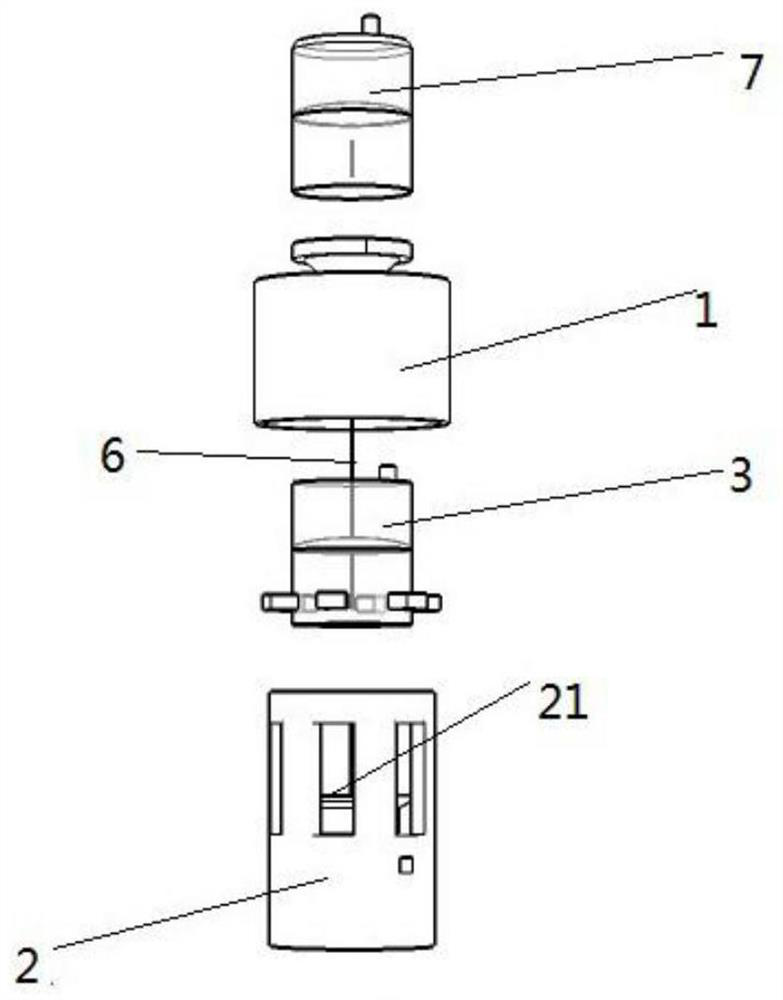 Interlocking device and multi-order nested high-precision self-adaptive sensor applying interlocking device