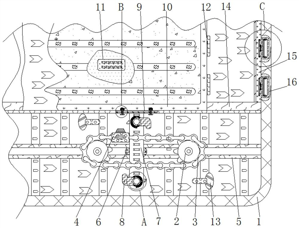 Device for protecting lead door to be automatically triggered to be opened and closed