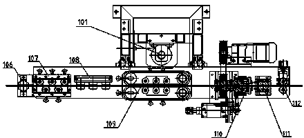 A kind of d-type evaporator tube automatic processing technology