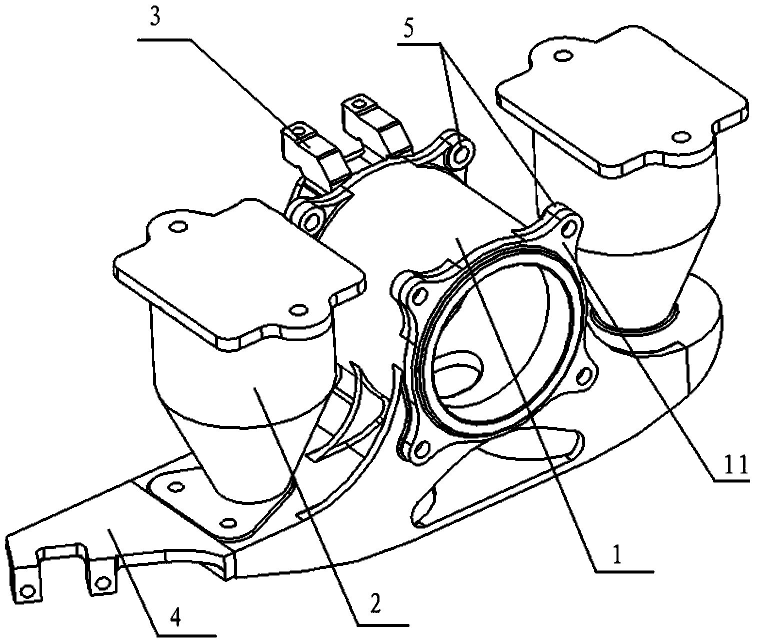 Bogie axle box suspension device