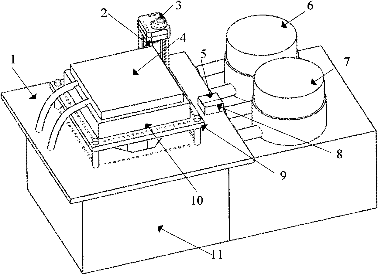 Temperature tactile representation device with variable heat capacity