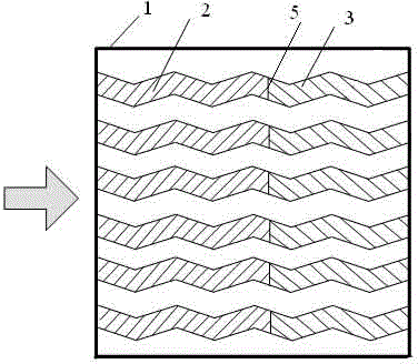 Flat-plate heat exchanger filled with metal foam at partial portion