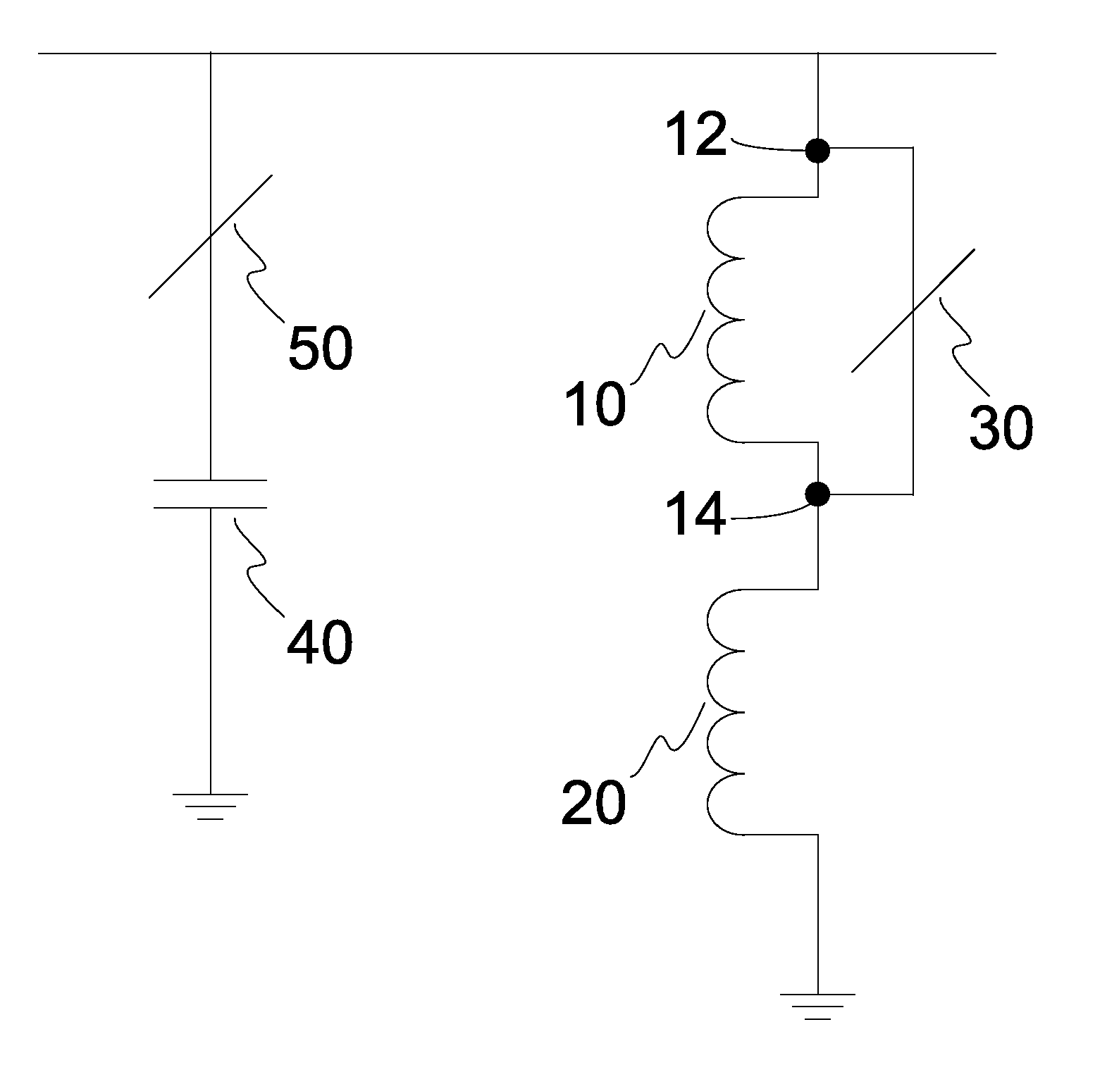 Central frequency adjustment device and adjustable inductor layout using trimmable wire