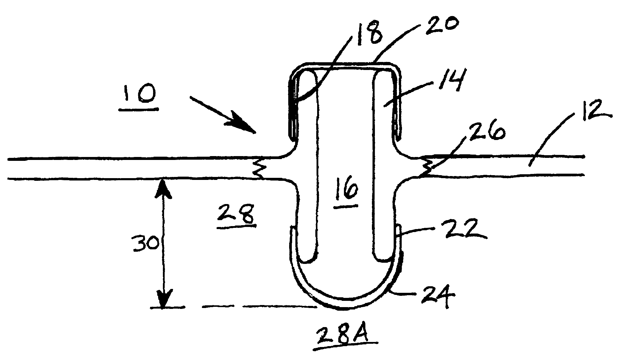 Leak proof pressure relief valve for secondary batteries