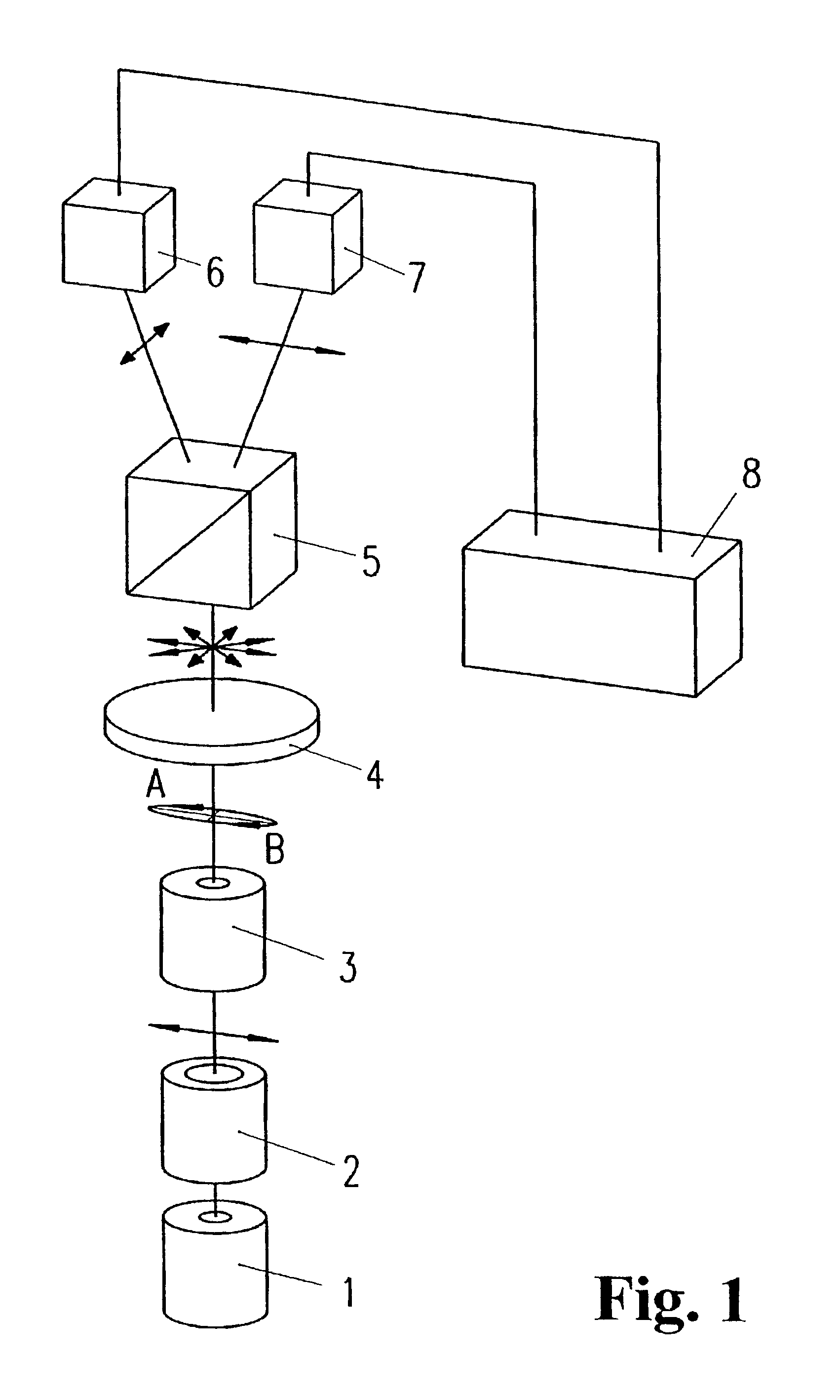 Method and arrangement for optical stress analysis of solids