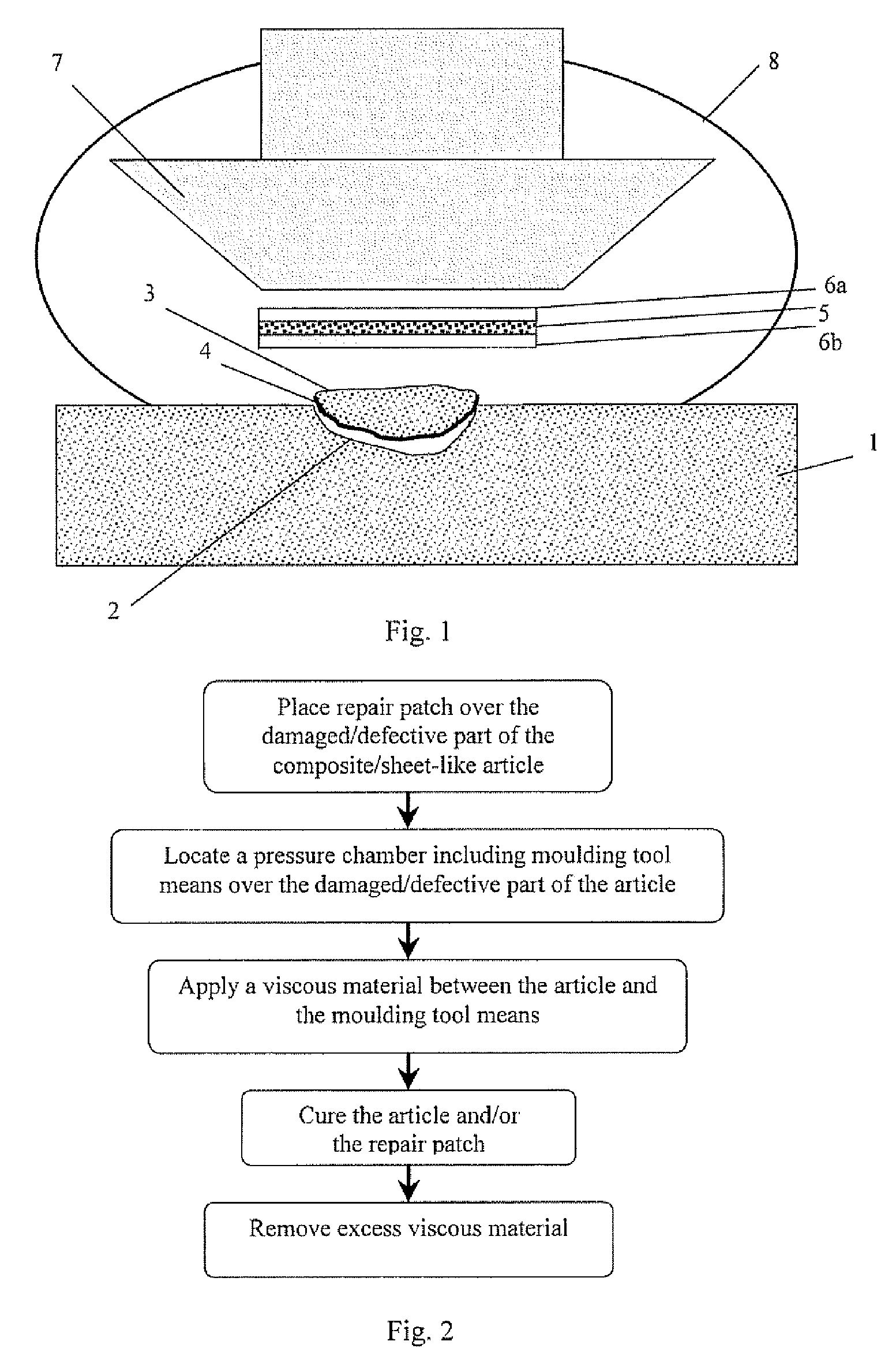 Method and apparatus for repairing a composite article