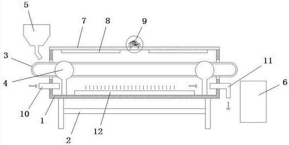 Vegetable seed air-drying apparatus
