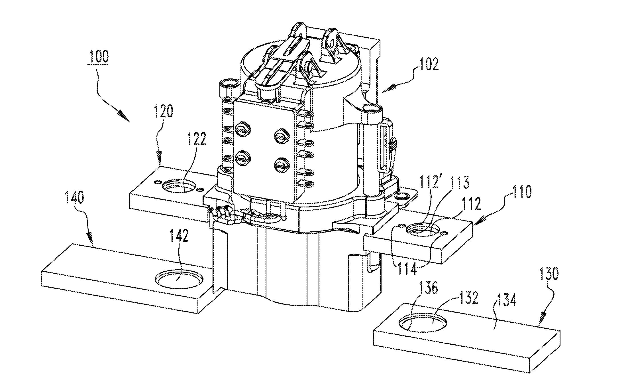 Switching assembly and interconnect assembly therefor