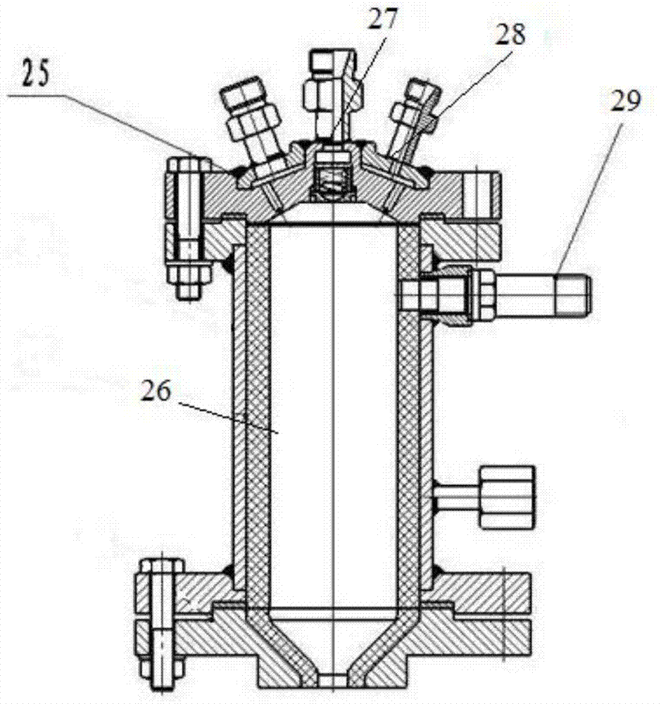 Variable working condition type primary rocket system of rocket based combined cycle engine