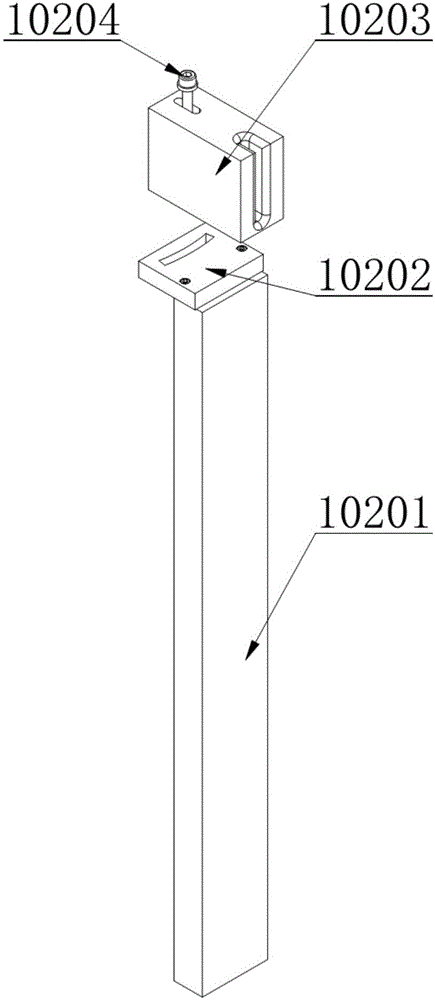 Synchronous position randomly adjustable image type calibrating device for four-wheel aligner