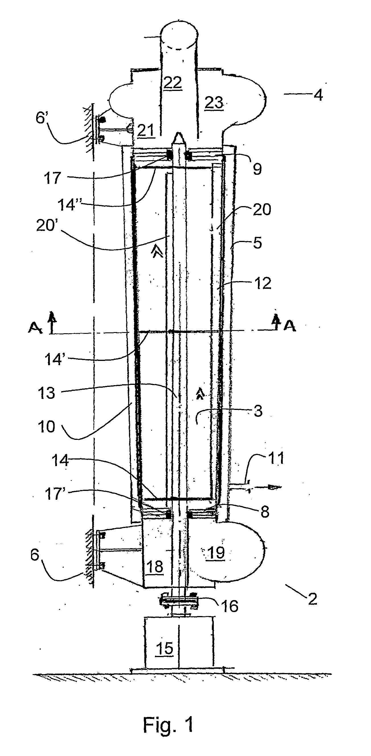 Method and plant for co2 enrichment