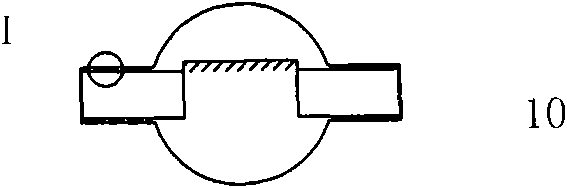Pellet resistor with multi-cascade attenuator circuit