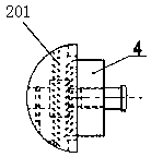 Cutting bed with cutting knife disk positioning device