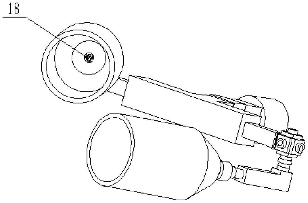 Flame disinfection device