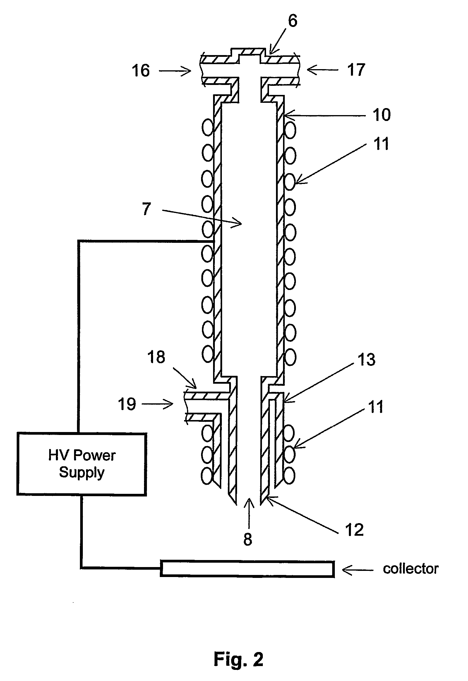 Nanofibers, and apparatus and methods for fabricating nanofibers by reactive electrospinning