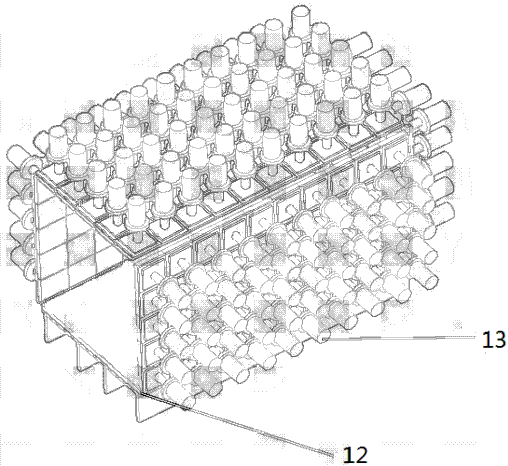 Three-dimensional dynamic load loading large-sized similar material simulation platform