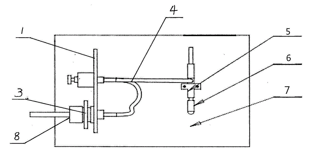 Cigarette stable continuous smoking device with controllable flow