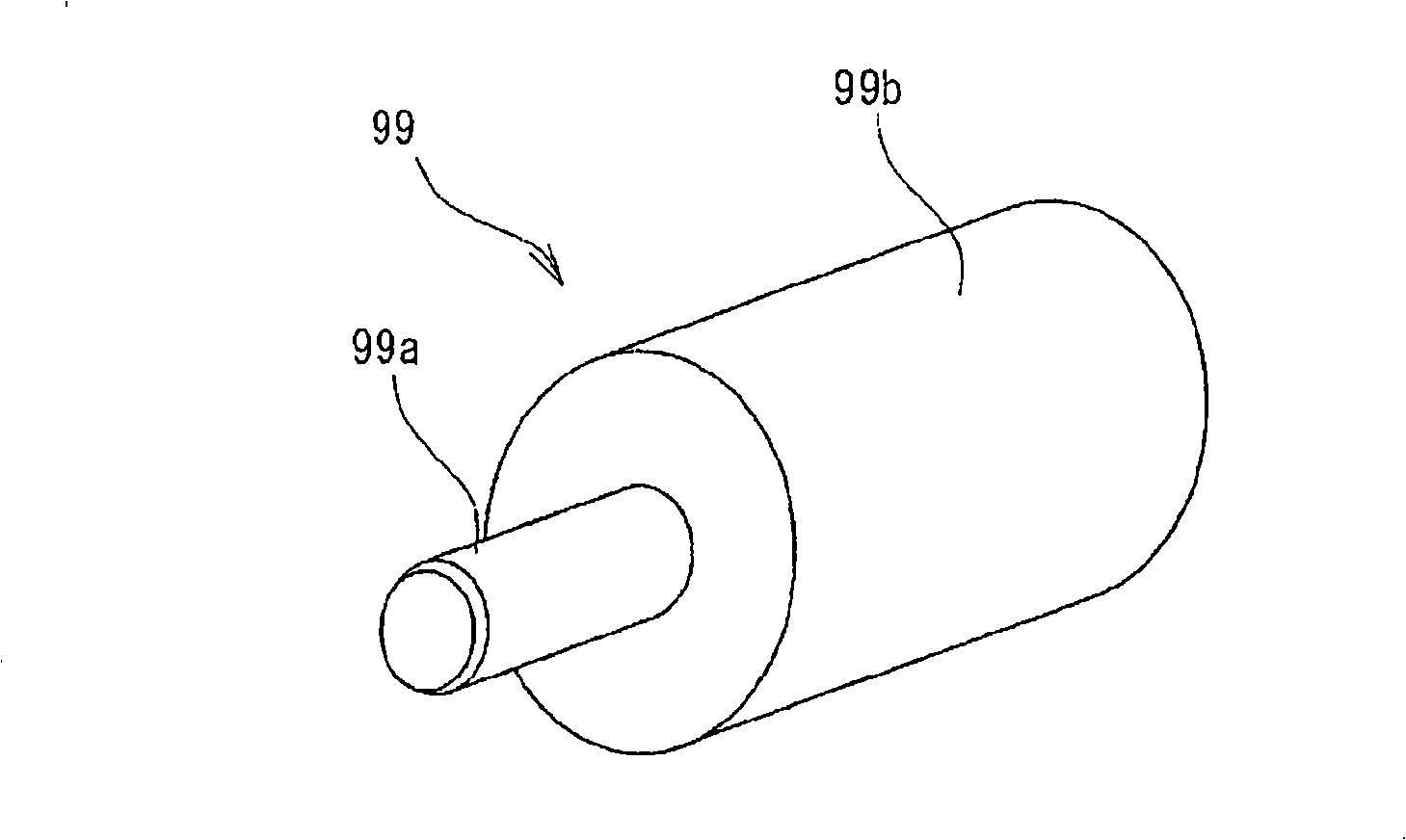 Motor provided with holding structure for radial bearing