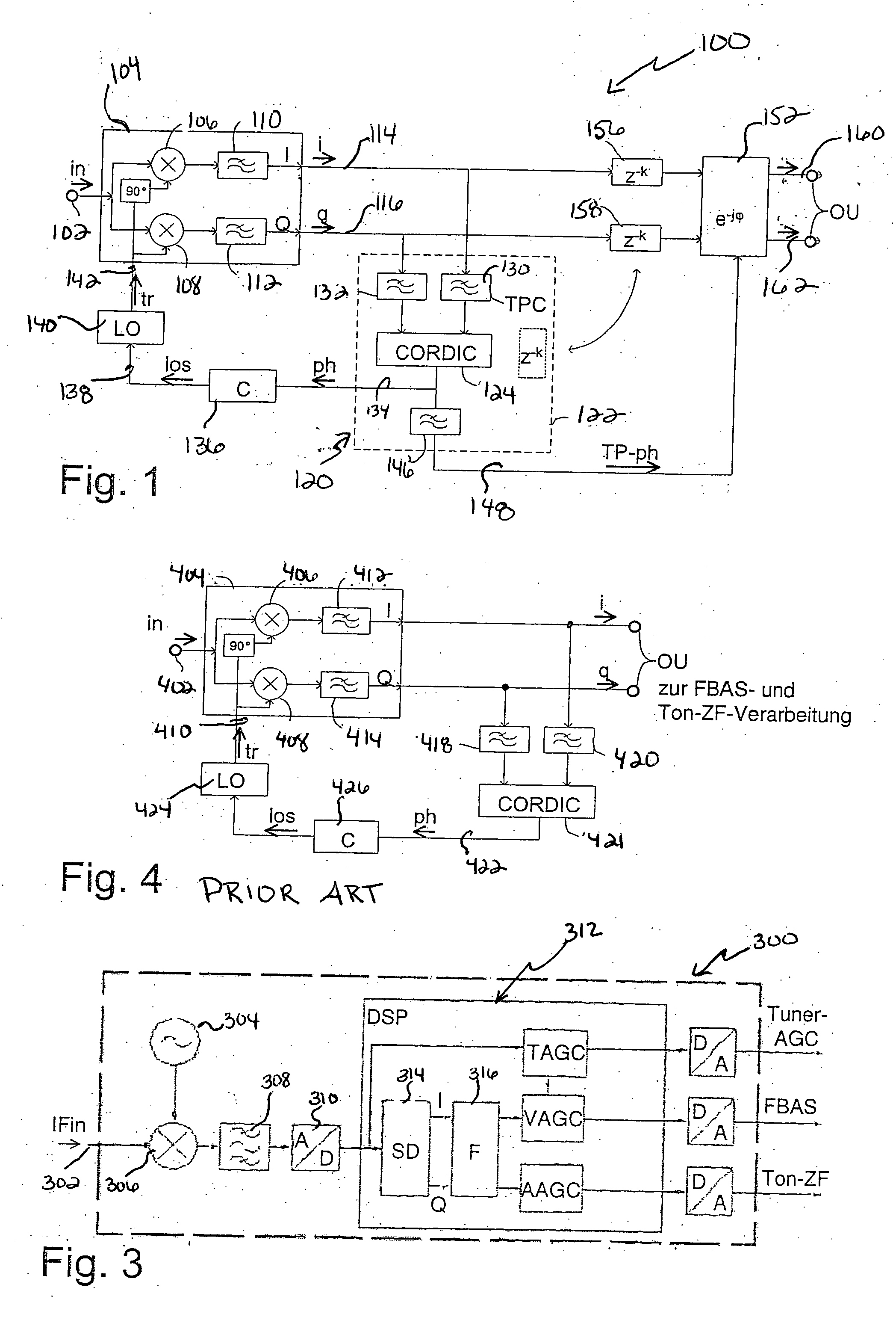 Circuit and method for recovering a carrier