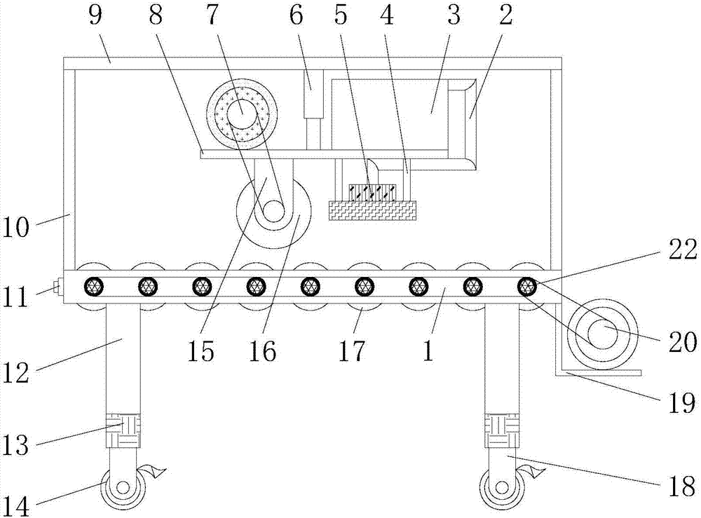 Cutting device of sponge for bras