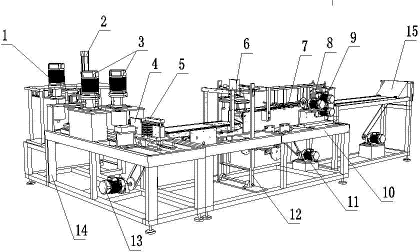 Full-automatic electrode plate brushing machine