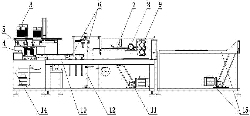 Full-automatic electrode plate brushing machine