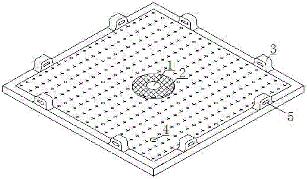 Construction method of reusable composite material soil nail wall support panel