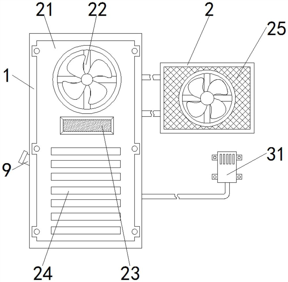 A laboratory humidity detection device with humidity adjustment function